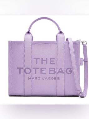 NWT Marc Jacobs “Wisteria” Medium Leather 'The Tote Bag' Shoulder Tote
